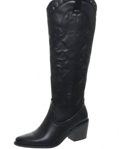 OLEM High Range Wide-Calf Boots Black US 9 2