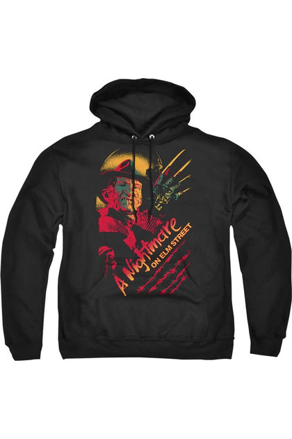 Gildan Nightmare On Elm Street Freddy Claws Kapuzenpulli Schwarz 4XLarge 2