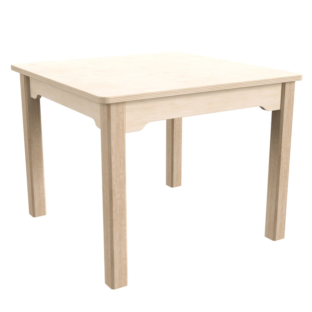 Flash Furniture Bright Beginnings Square Activity Table Beech 23.5 x 18 in 3