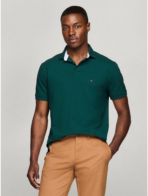 Tommy Hilfiger Men's Stretch Regular Fit Polo Black XXXLarge 2
