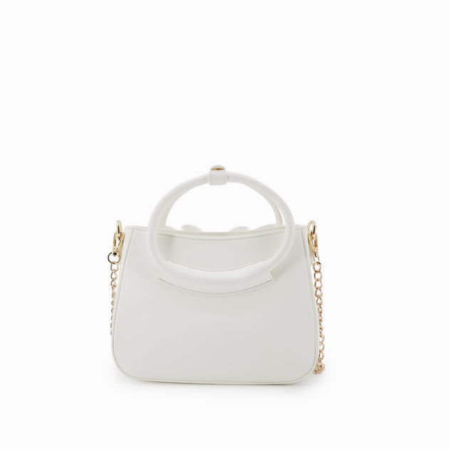 Like Dreams Madeline Bow Crossbody Bag White One Size 3