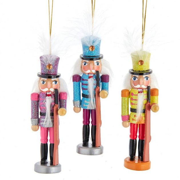 Kurt S. Adler Soldier Nutcracker Ornament Multicolor 5 inch 2