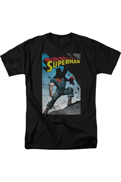 Gildan Superman Alternate T-shirt Manches Courtes Noir XL 2