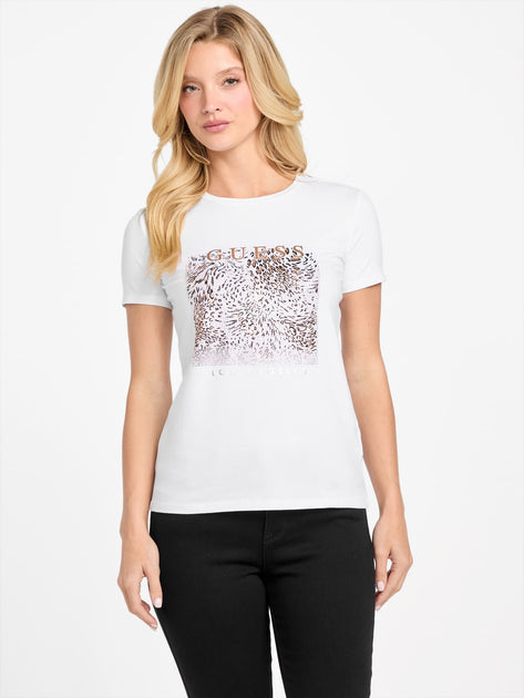 Guess Factory Wendi T-Shirt Beige Small 2