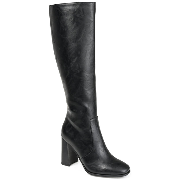 Journee Collection Karima Wide Calf Boot Red US 7.5 2