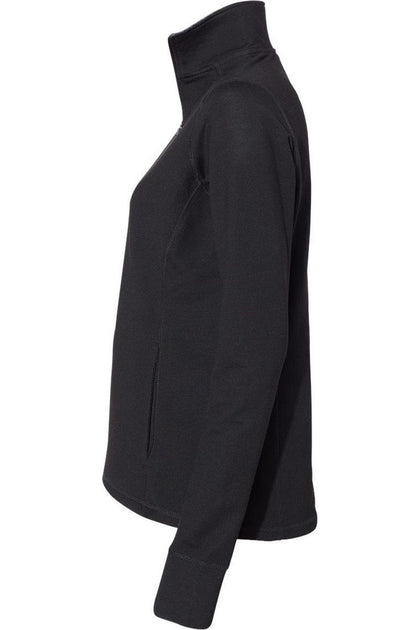 J. America Omega Stretch Quarter-Zip Pullover Black Medium 4