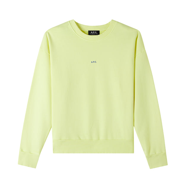 A.P.C. Annie Sweatshirt Green Medium 2