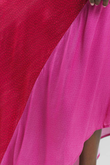 -bl^nk- Angela Maxi Skirt Pink 3X 4
