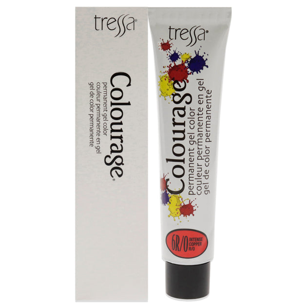 Tressa Colourage Permanent Gel Color 6RO Intense Copper 2 oz 2