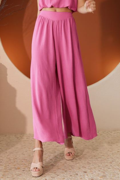 TRUEDAMES Pantalon Large Mate Crepe 4