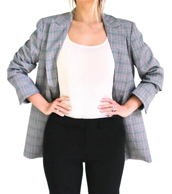WithBlack Ruby Tailored Blazer Grey Small 4