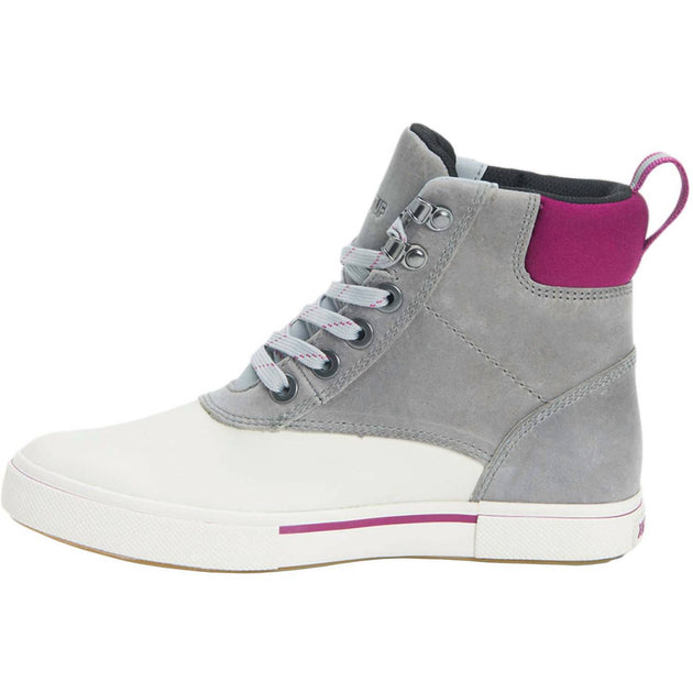 XTRATUF Women's Leather Lace Ankle Deck Boots Grey US 6 3