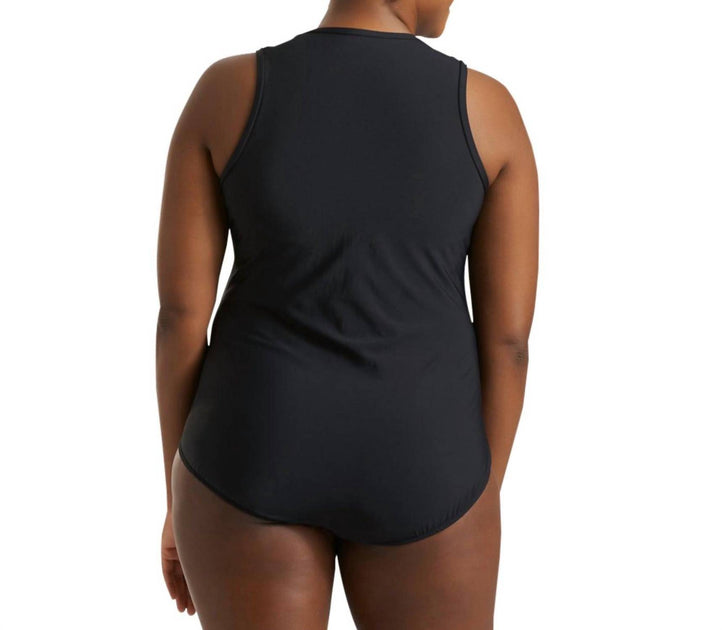 Always for Me Plus One Piece Swimsuit Beige 3