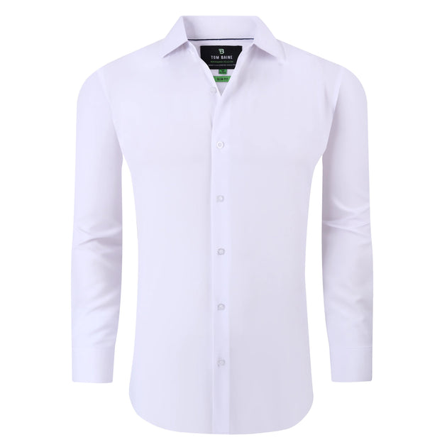 Tom Baine Performance Stretch Button Down White Large 2