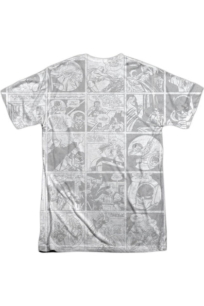Gildan DC Comics Vintage Bat Strip T-Shirt Grey Large 3