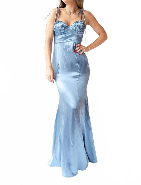 Maniju Leanna Dress Blue Medium 2