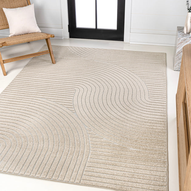 Jonathan Y Skagen Curve Area Rug Ivory/Cream 2