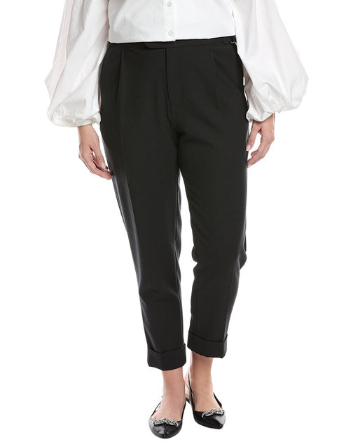 Reiss Kid Wool-Blend Pant Black 32 2