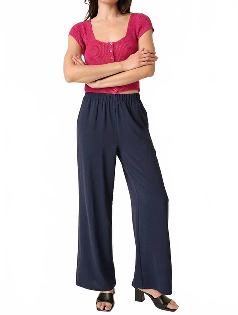 mittoshop Charli Hose mit weitem Bein Blau Small 2