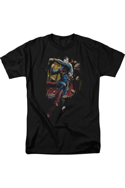 Gildan Superman Flying Determination T-Shirt Black 5XL 2