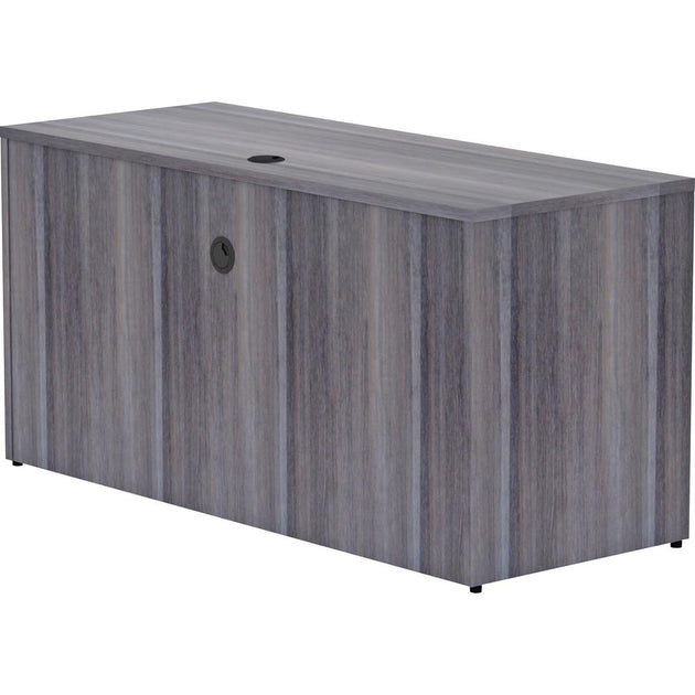 Lorell Essentials Series Credenza Shell Weathered Charcoal 152x61x75 cm 2