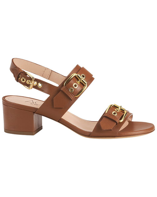 AGL Lala Straps Leather Sandal Brown EU 35 2