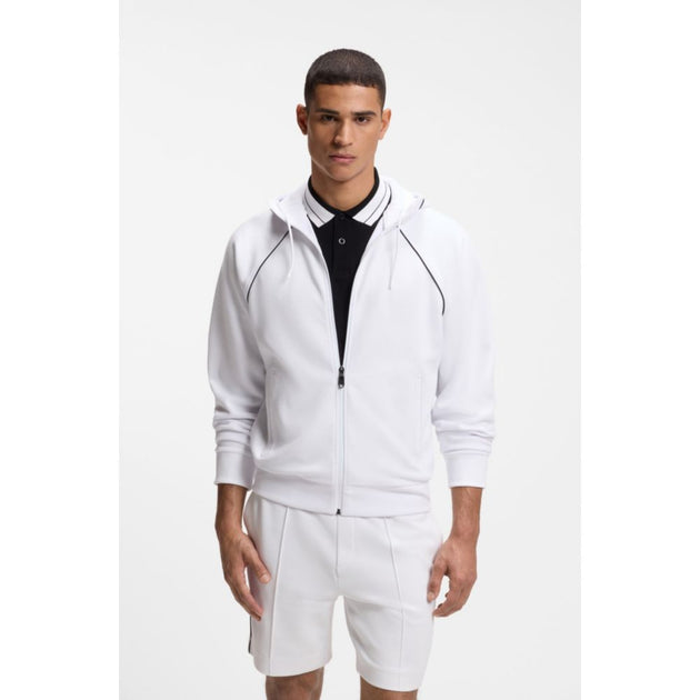 Boss Hoodie White Medium 4