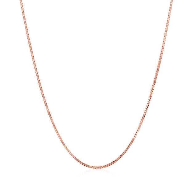 FASHNZFAB Classic Box Chain Rose Gold 0.73mm 3