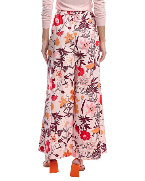 Marimekko Kohti Perenna Wide Leg Trousers Pink Medium 3