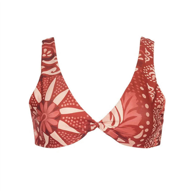 Encantadore Kala Reversible Bikini Top Brown Medium 4