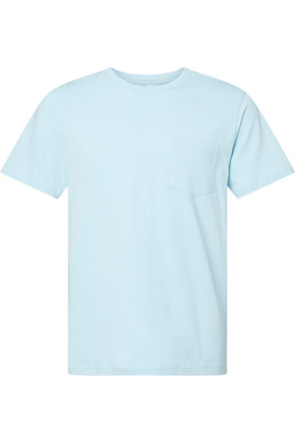 SoftShirts Classic Pocket T-Shirt Blue XXL 4