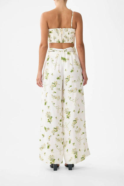 Camilla Botanical Utopia Wide Leg Pant Blue XSmall 3