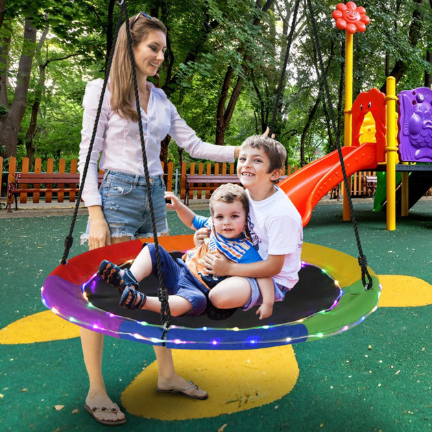Hivvago Saucer Tree Swing Multicolor 5