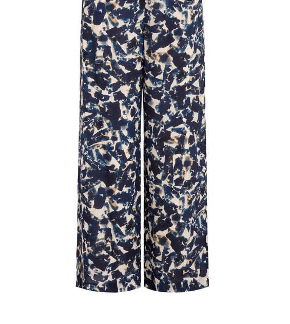 Marie Oliver Beau Wide-Leg Pant Blue US 4 4