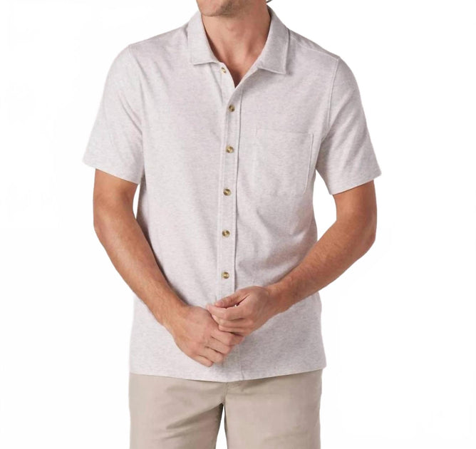 The Normal Brand Puremeso Active Button Down Shirt White XXL 2