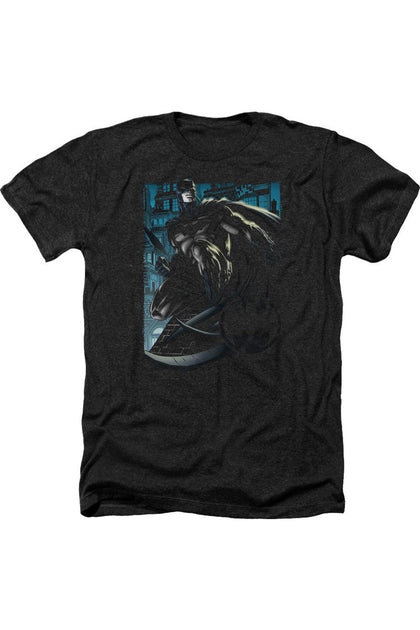 Gildan Batman Knight Falls T-Shirt Schwarz XL 2