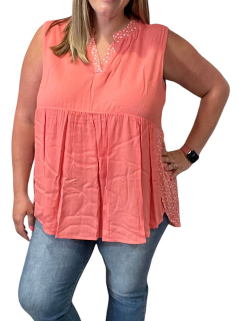 honeyme Gabby Tank Top Pink XLarge 2