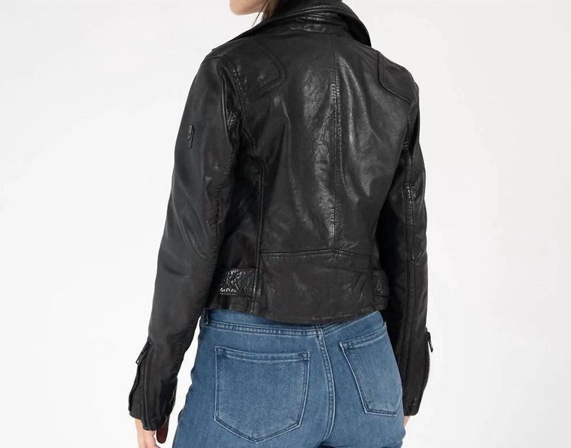 MAURITIUS Bita Lambskin Jacket Black Small 3