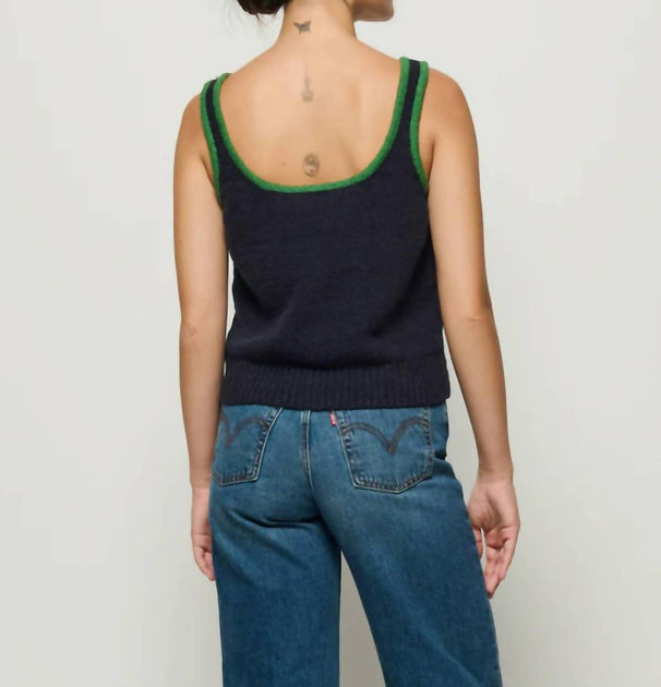 Nation LTD Peggy Sue Tank Top Blue Small 4
