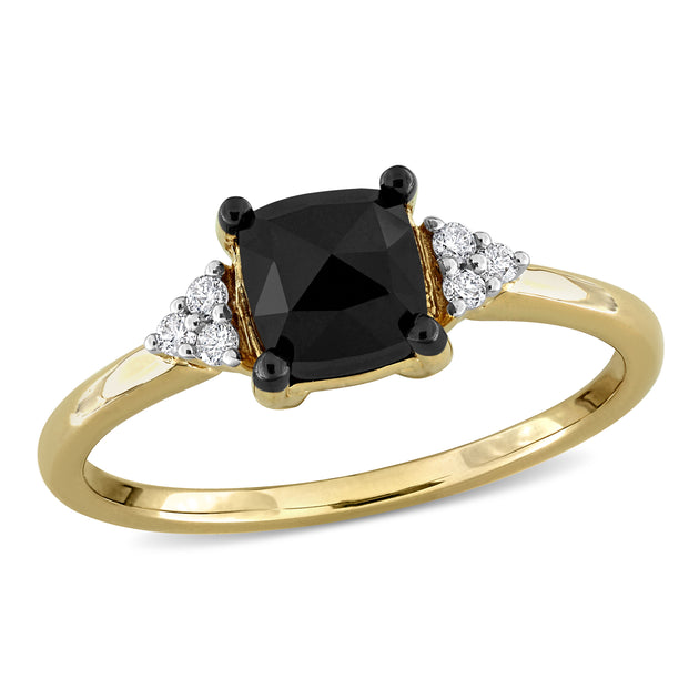 アクセサリー Mimi Mimi & Max 1 1/3ct Tw Black And White Diamond Ring In 14k