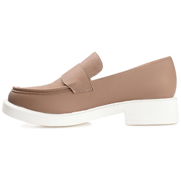 Journee Collection Saydee Flat Blue US 5.5 3