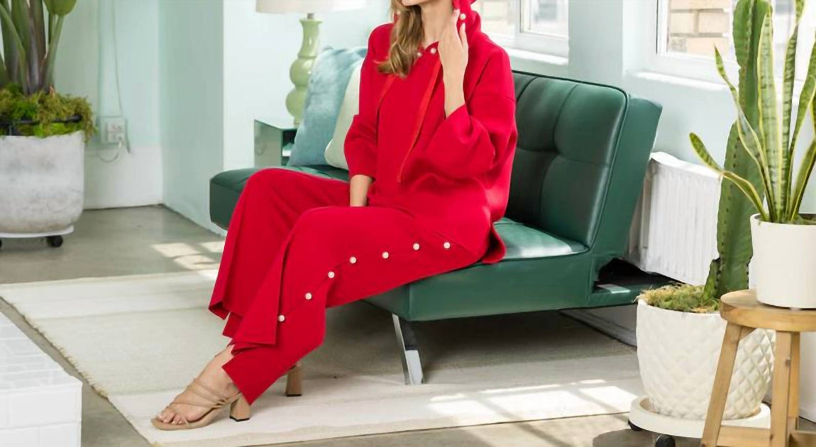 Joh Farrah French Scuba Pearl Set Red XLarge 4