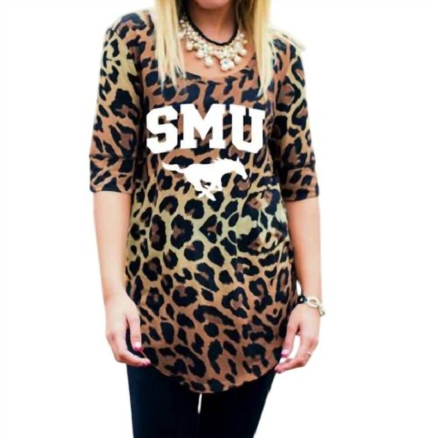 Gameday Couture SMU Logo Tunic Multi X-Large 2