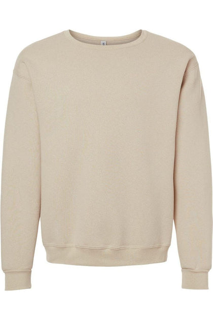 JERZEES Rugged Crewneck Sweatshirt Beige Large 2