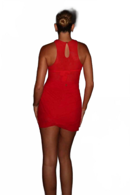 Bananhot Semi Dress Red Small 3