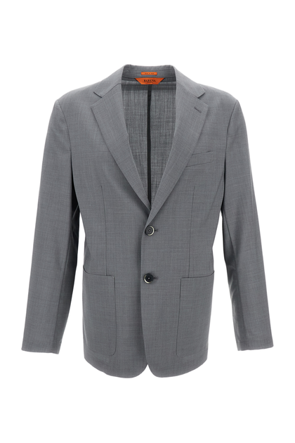 Barena Single-Breasted Wool Jacket Grey EU 54 2