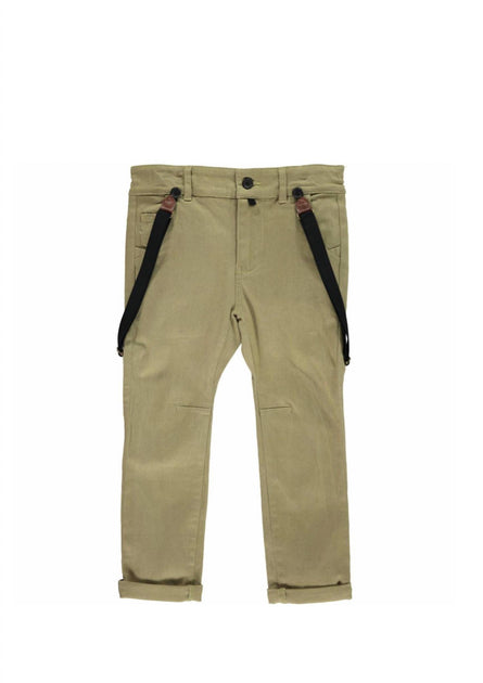 ME & HENRY Boys Woven Trousers Olive Khaki 10 Years 2