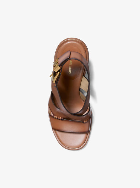 Michael Kors Raven Sandal Brown US 5 4