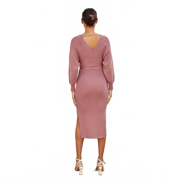 Forum Midi Dress Pink Large 4