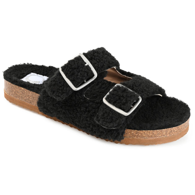 Journee Collection Delpheen Slipper Brown US 8.5 2